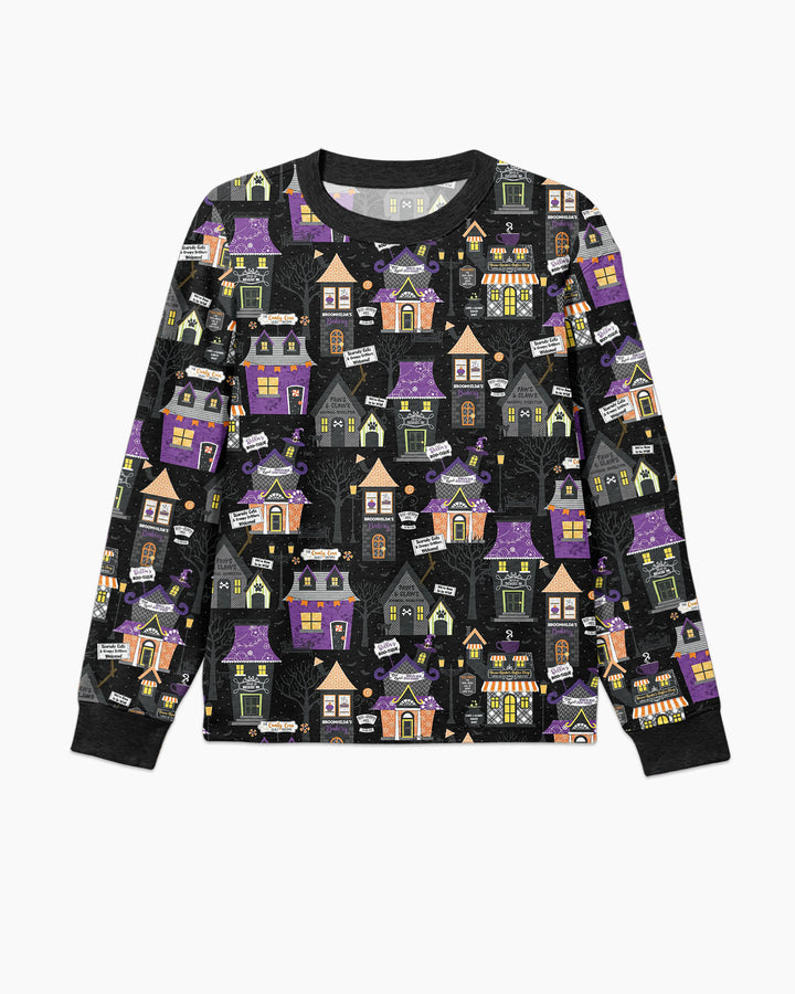 Halloween Hometown Bamboo Men's Pajama Set