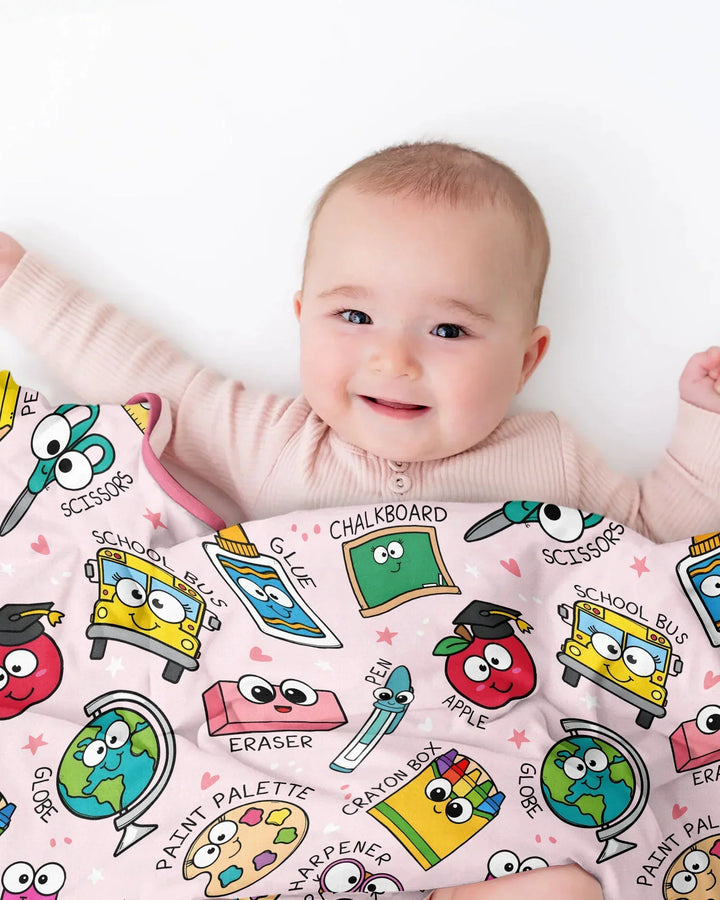Happy School Pals Bamboo Blanket