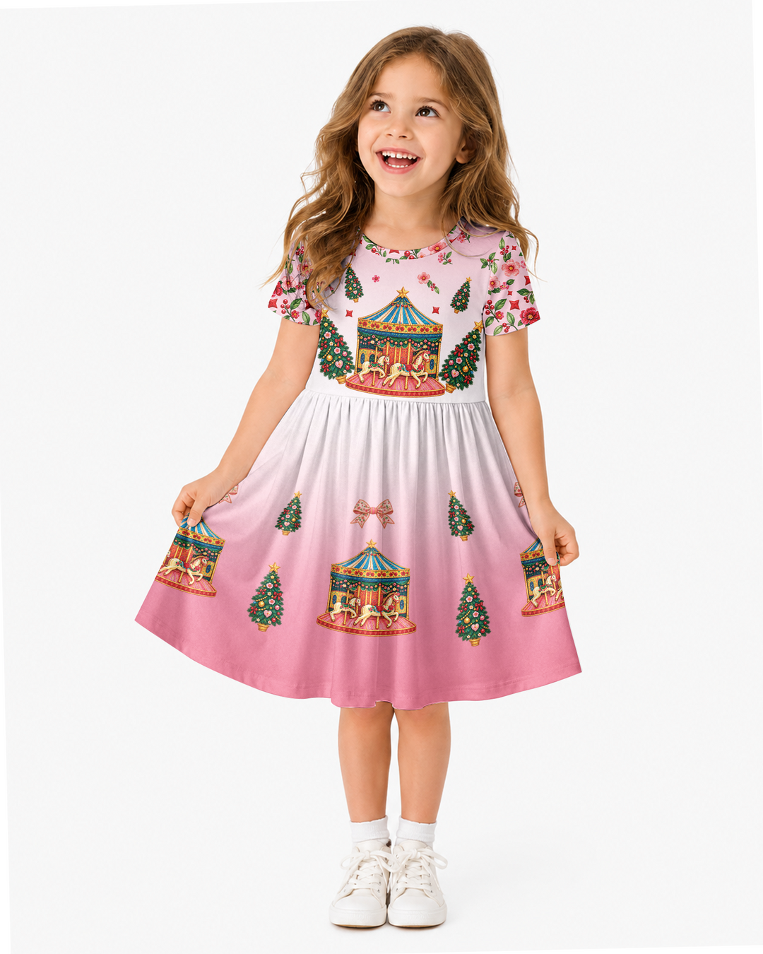 Enchanted Carousel Bamboo Twirl Dress