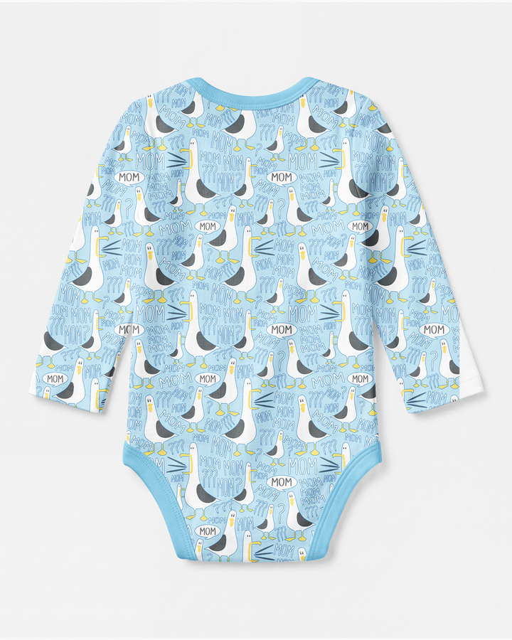 Gerippte Babykleidung mit individuellem Foto - Weich &amp; Skizzenhaft