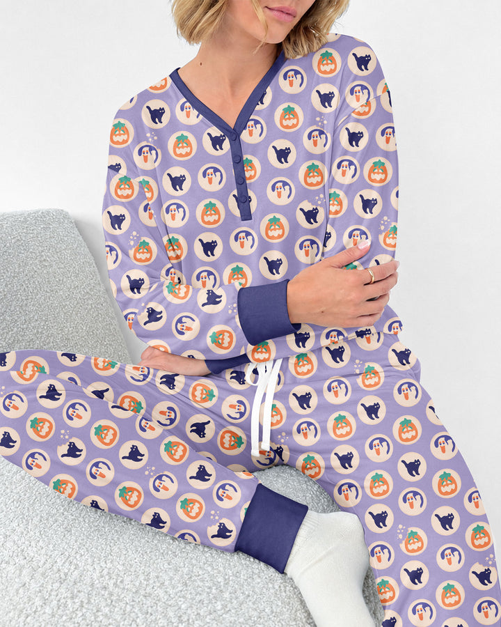 Vorlage Bambus Damen Pyjama Set