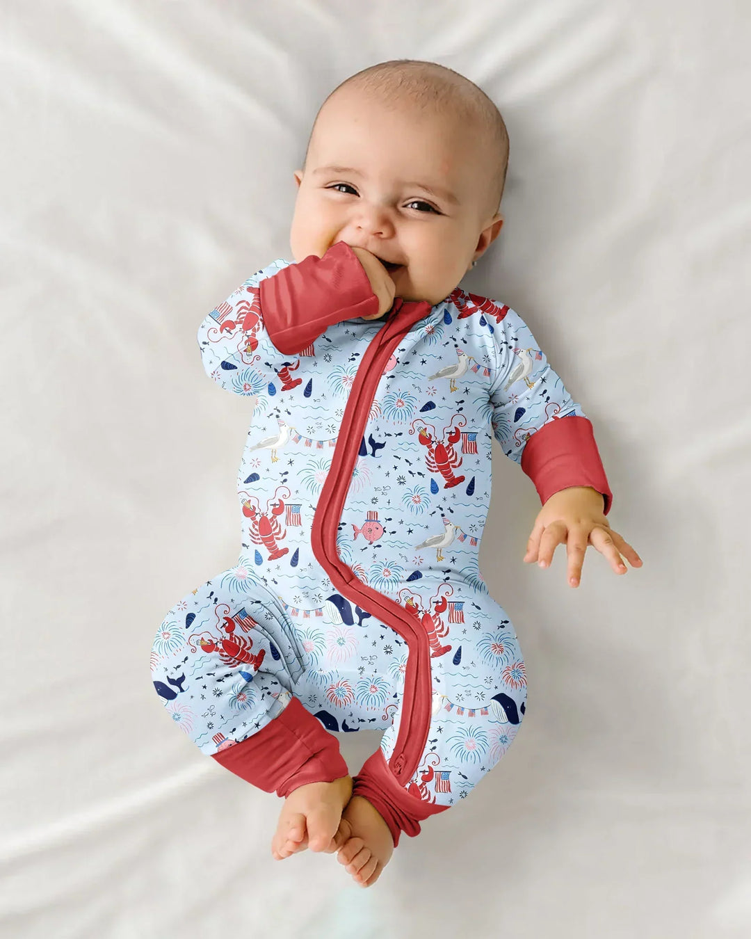 Gerippte Babykleidung mit individuellem Foto - Weich &amp; Skizzenhaft