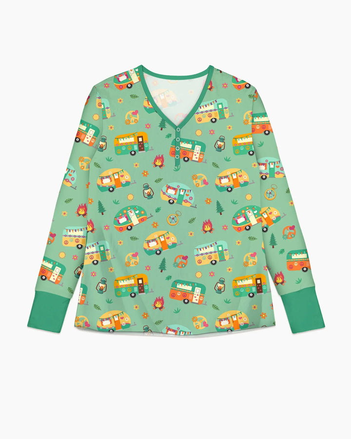 Happy Little Camper Women Pajama Set