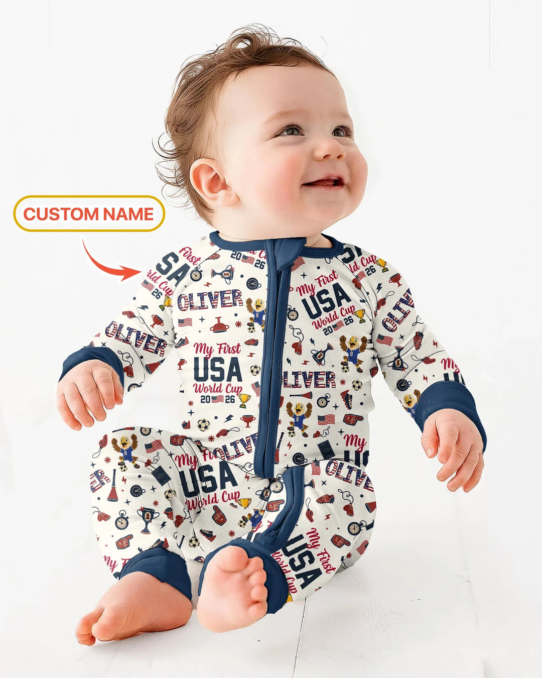 Gerippte Babykleidung mit individuellem Foto - Weich &amp; Skizzenhaft