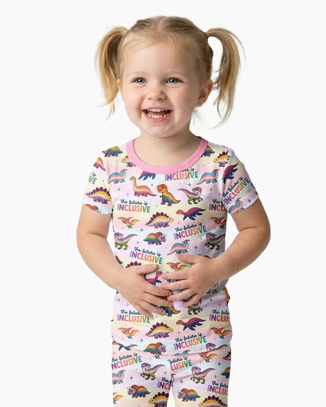 Zweiteiliges, kurzärmliges Pyjama-Set mit Marienkäfern