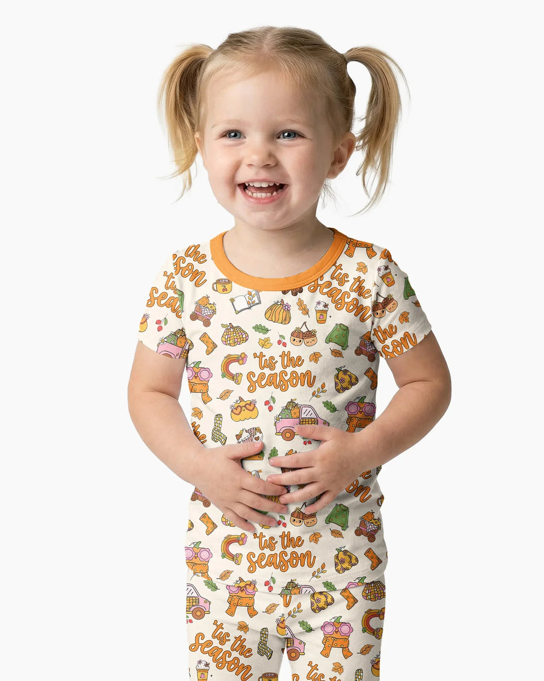 'Tis The Season Bamboo Two Piece Short Sleeve Pajama Set
