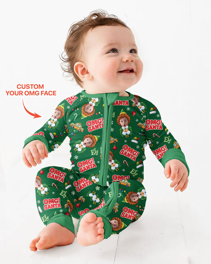Custom Image OMG Santa Bamboo Convertible Zippy