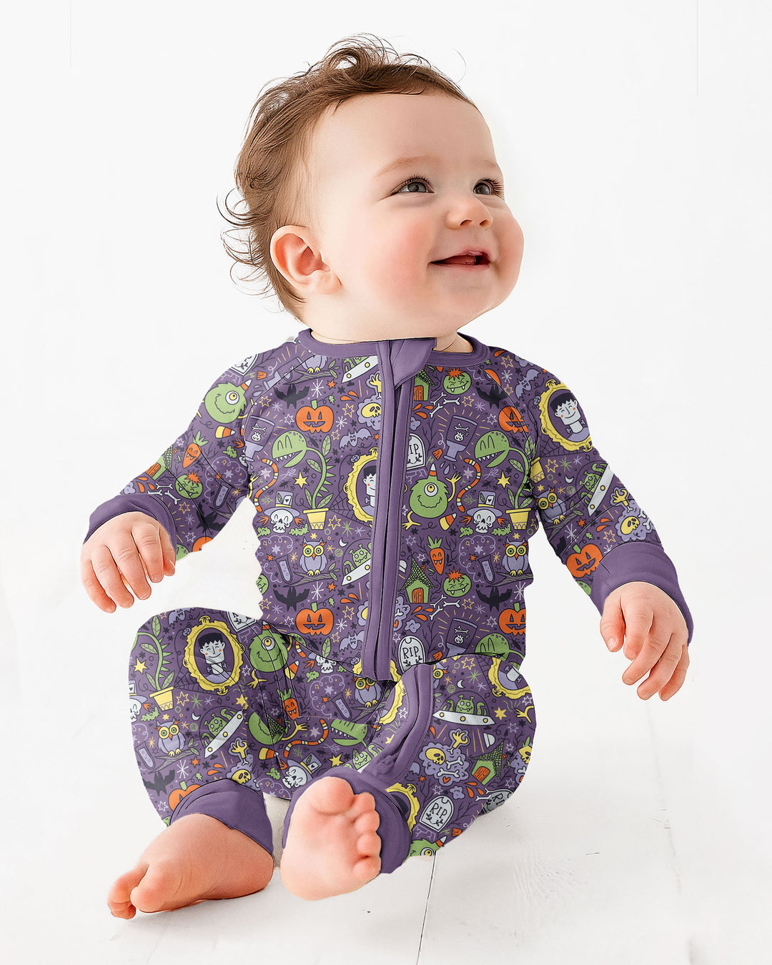 Halloween Monster Fun Bamboo Convertible Zippy