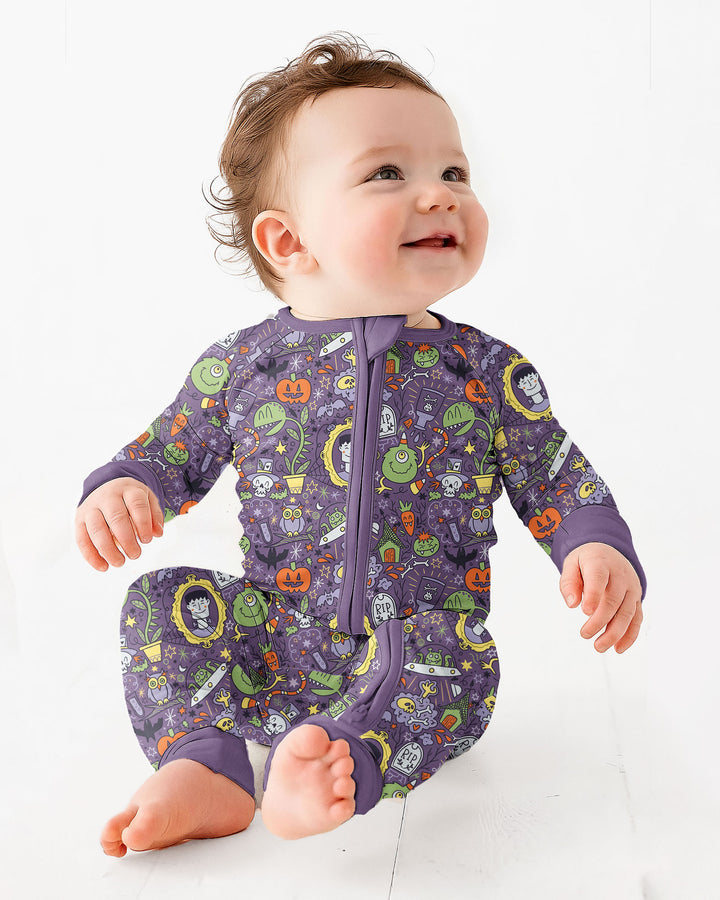 Halloween Monster Fun Bamboo Convertible Zippy