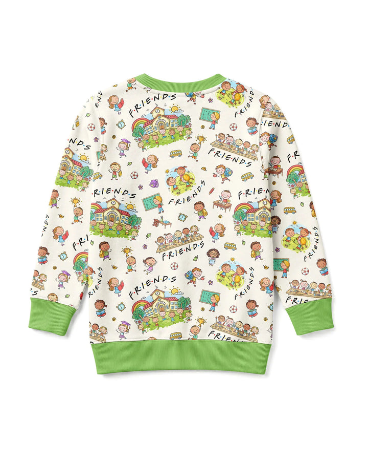 Sweatshirt mit Rundhalsausschnitt aus Bambusfaser