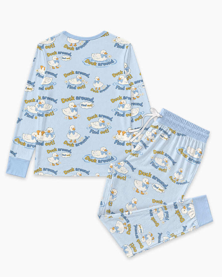 The Duck Around Bamboo Women Pajama Set