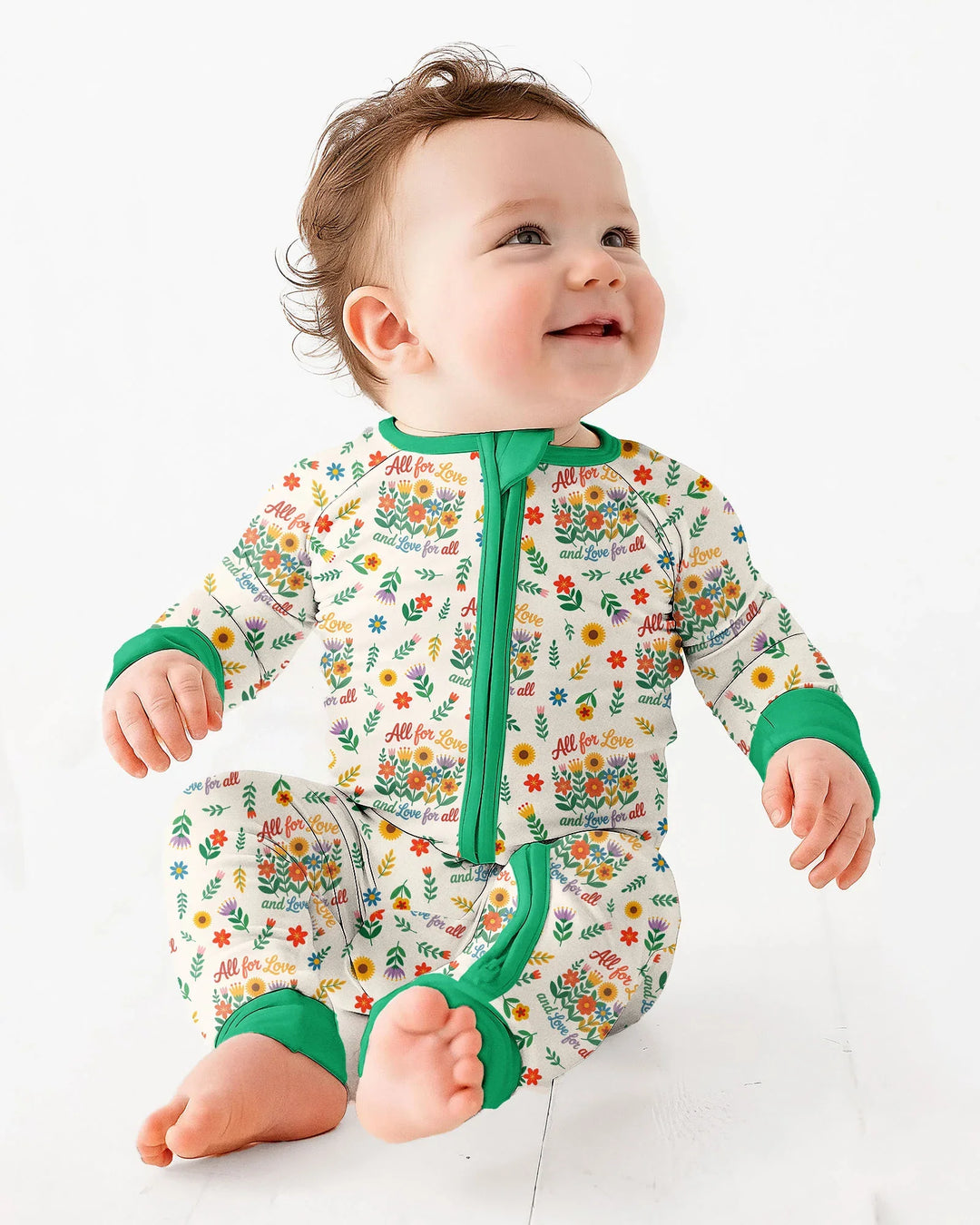 Gerippte Babykleidung mit individuellem Foto - Weich &amp; Skizzenhaft