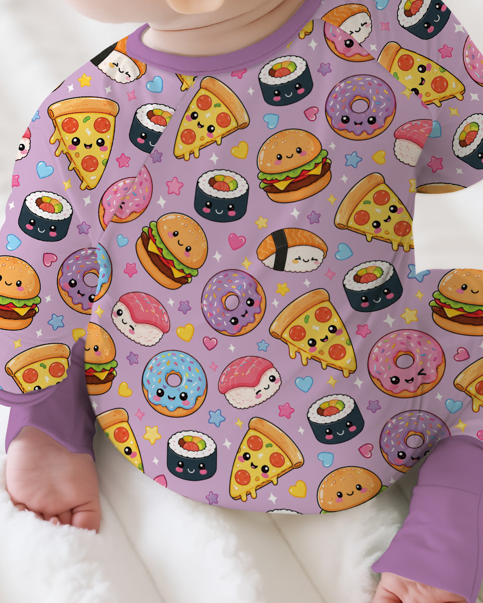 Kawaii Snack Party Bamboo Convertible Zippy