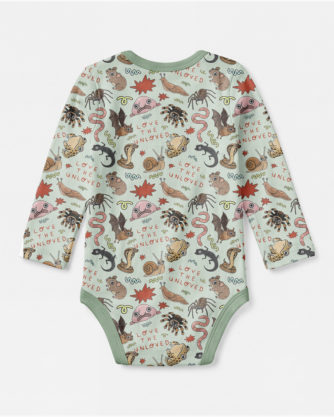 Gerippte Babykleidung mit individuellem Foto - Weich &amp; Skizzenhaft