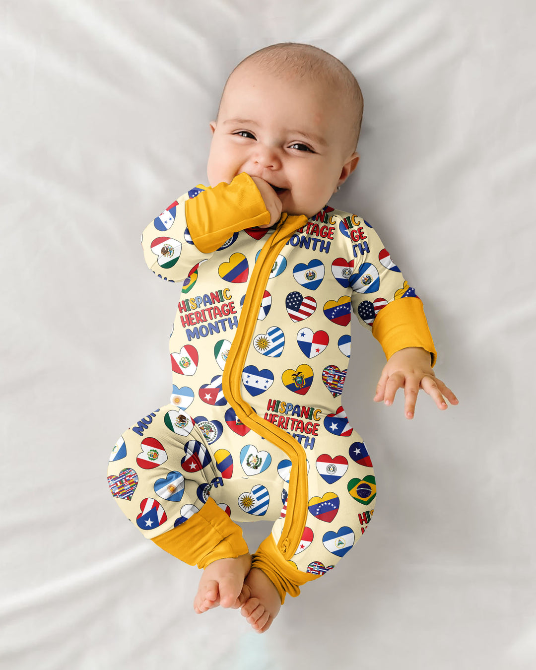 Gerippte Babykleidung mit individuellem Foto - Weich &amp; Skizzenhaft