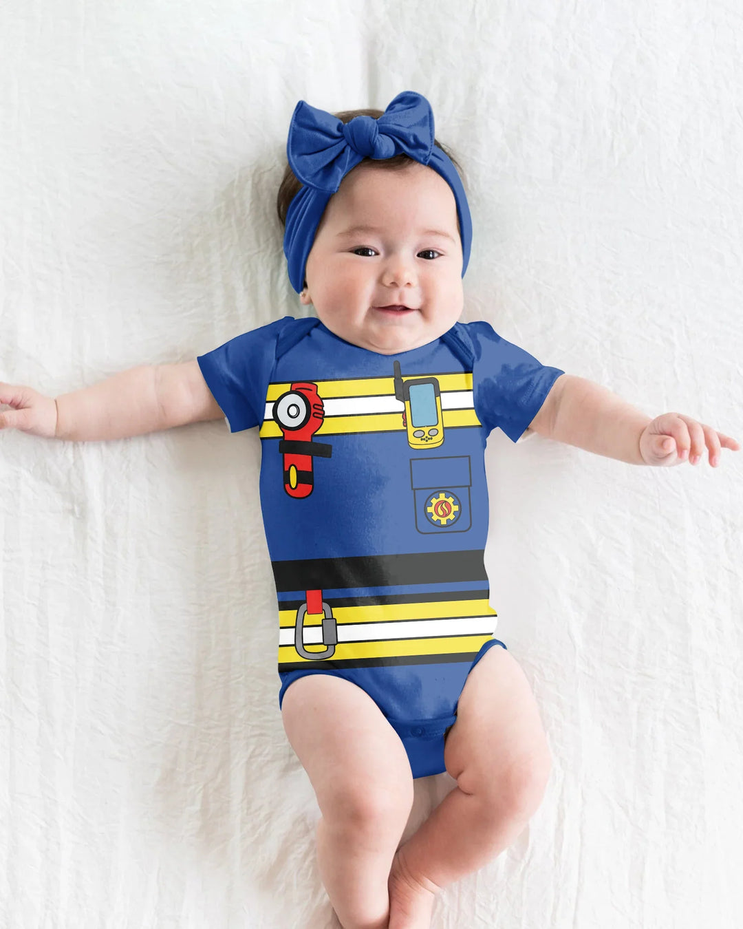 Gerippte Babykleidung mit individuellem Foto - Weich &amp; Skizzenhaft