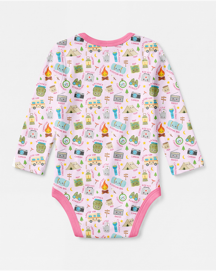 Gerippte Babykleidung mit individuellem Foto - Weich &amp; Skizzenhaft
