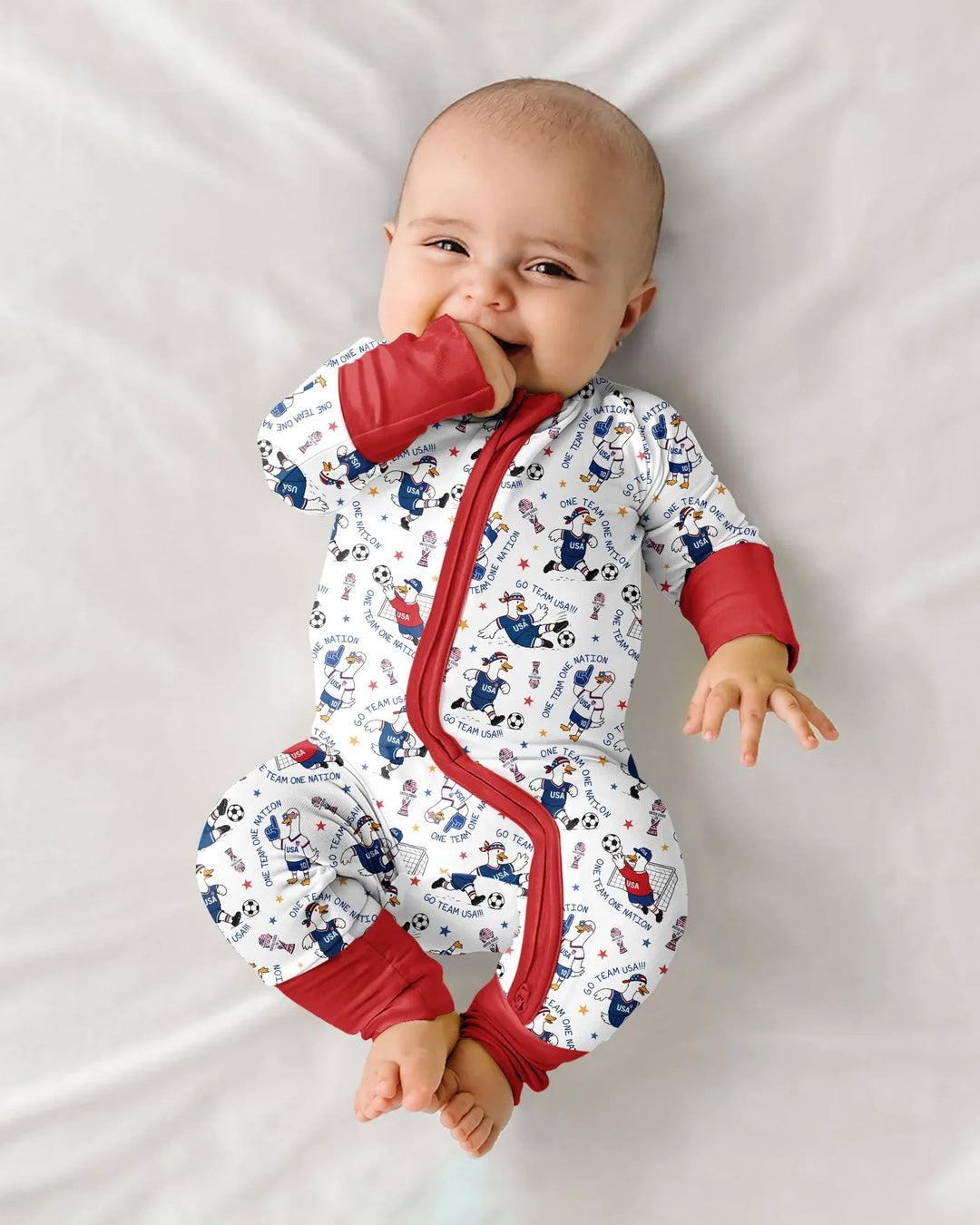 Gerippte Babykleidung mit individuellem Foto - Weich &amp; Skizzenhaft