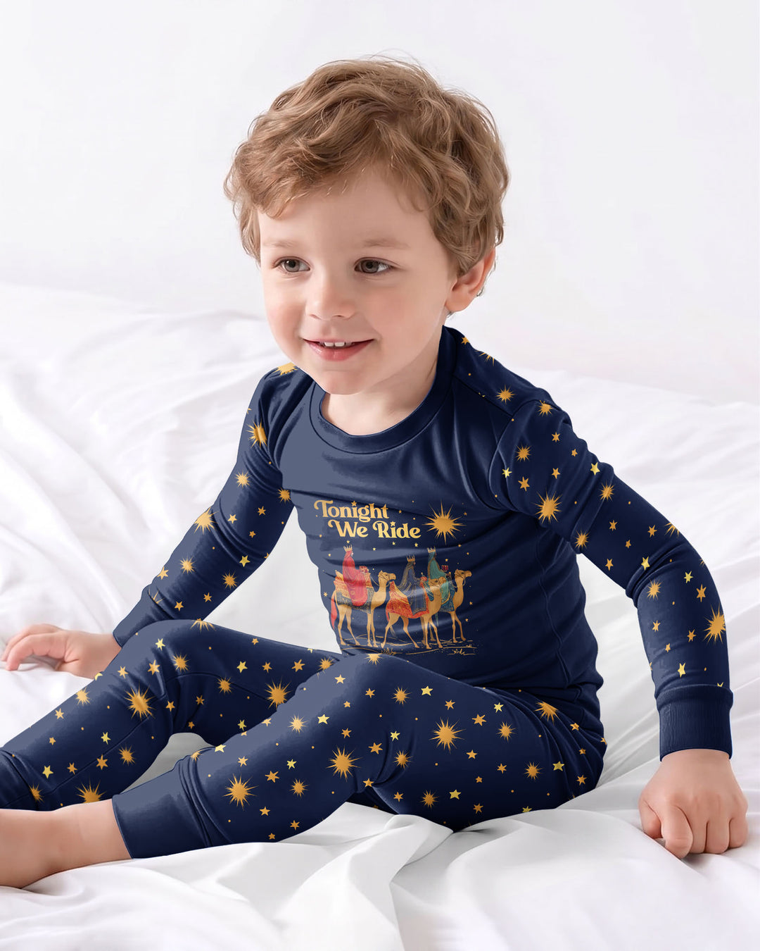 Tonight We Ride Bamboo Two Piece Long Sleeve Pajama Set