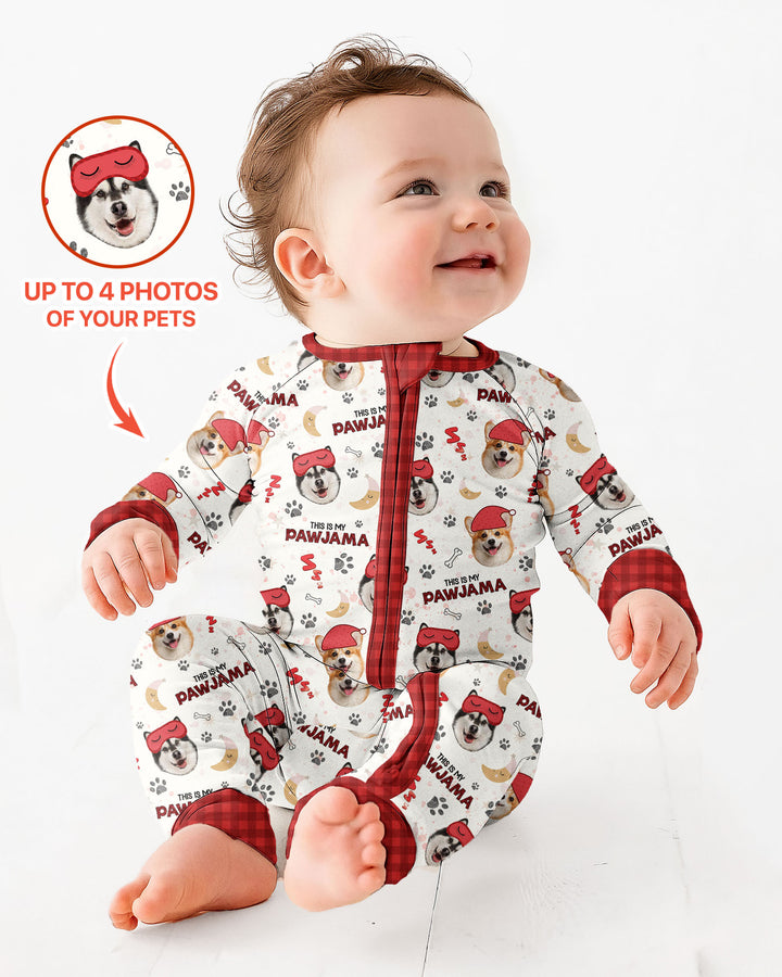 Gerippte Babykleidung mit individuellem Foto - Weich &amp; Skizzenhaft