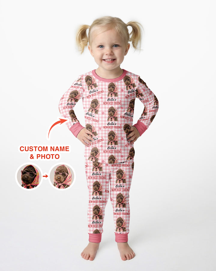 New Best Friend Bamboo Two Piece Long Sleeve Pajama Set