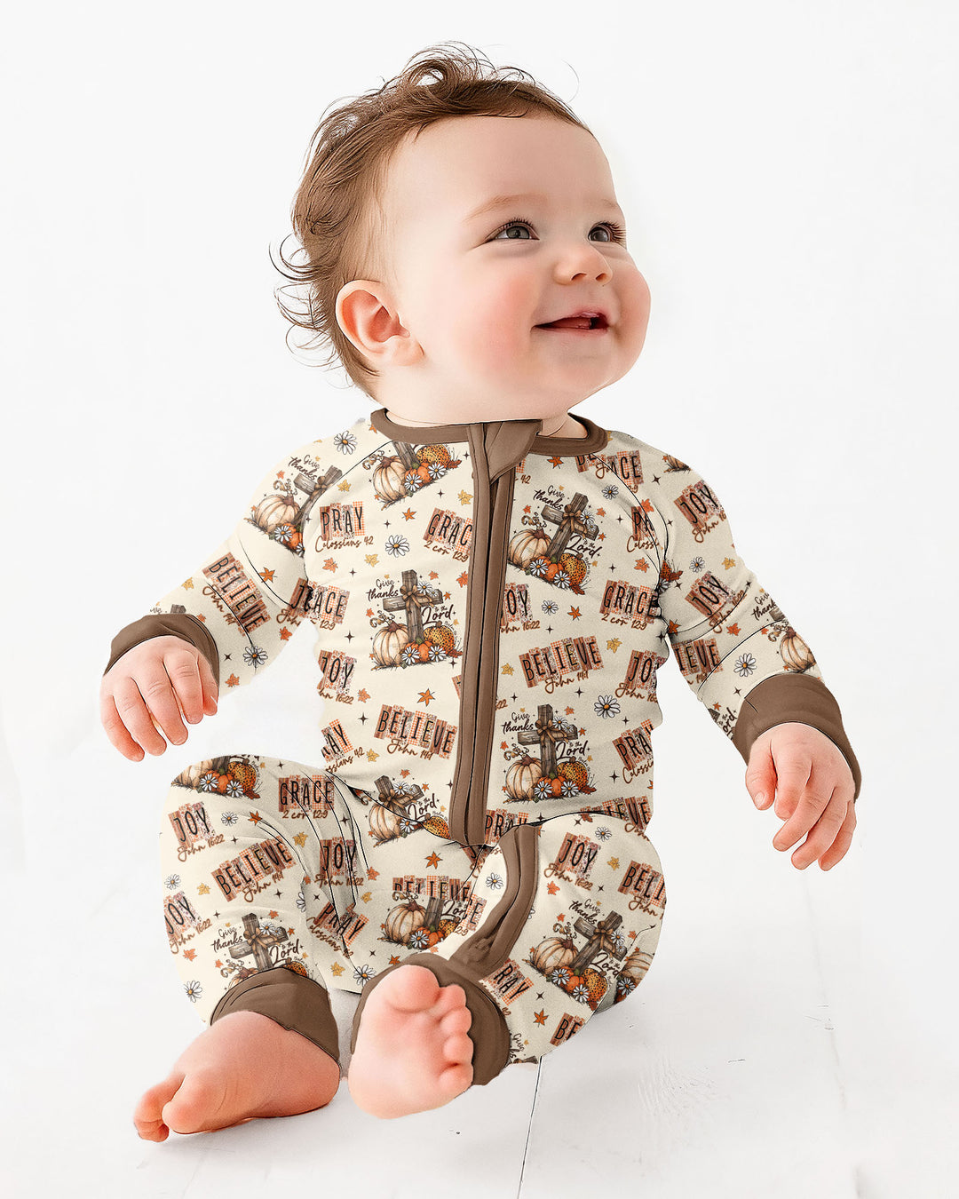 Gerippte Babykleidung mit individuellem Foto - Weich &amp; Skizzenhaft