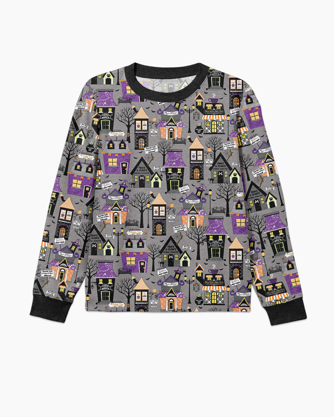 Halloween Hometown Bamboo Men's Pajama Set