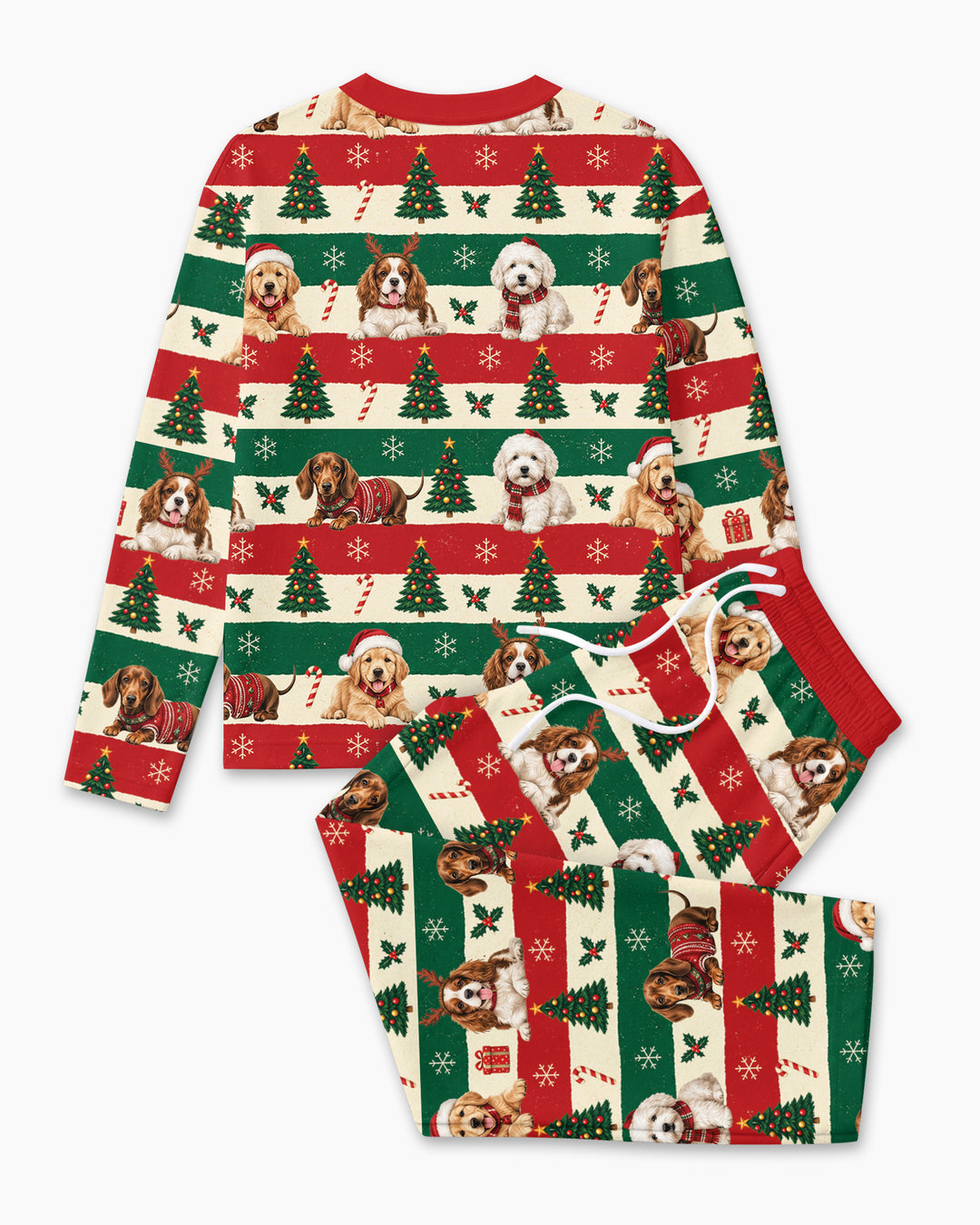 Dog Lover Christmas Bamboo Men's Pajama Set