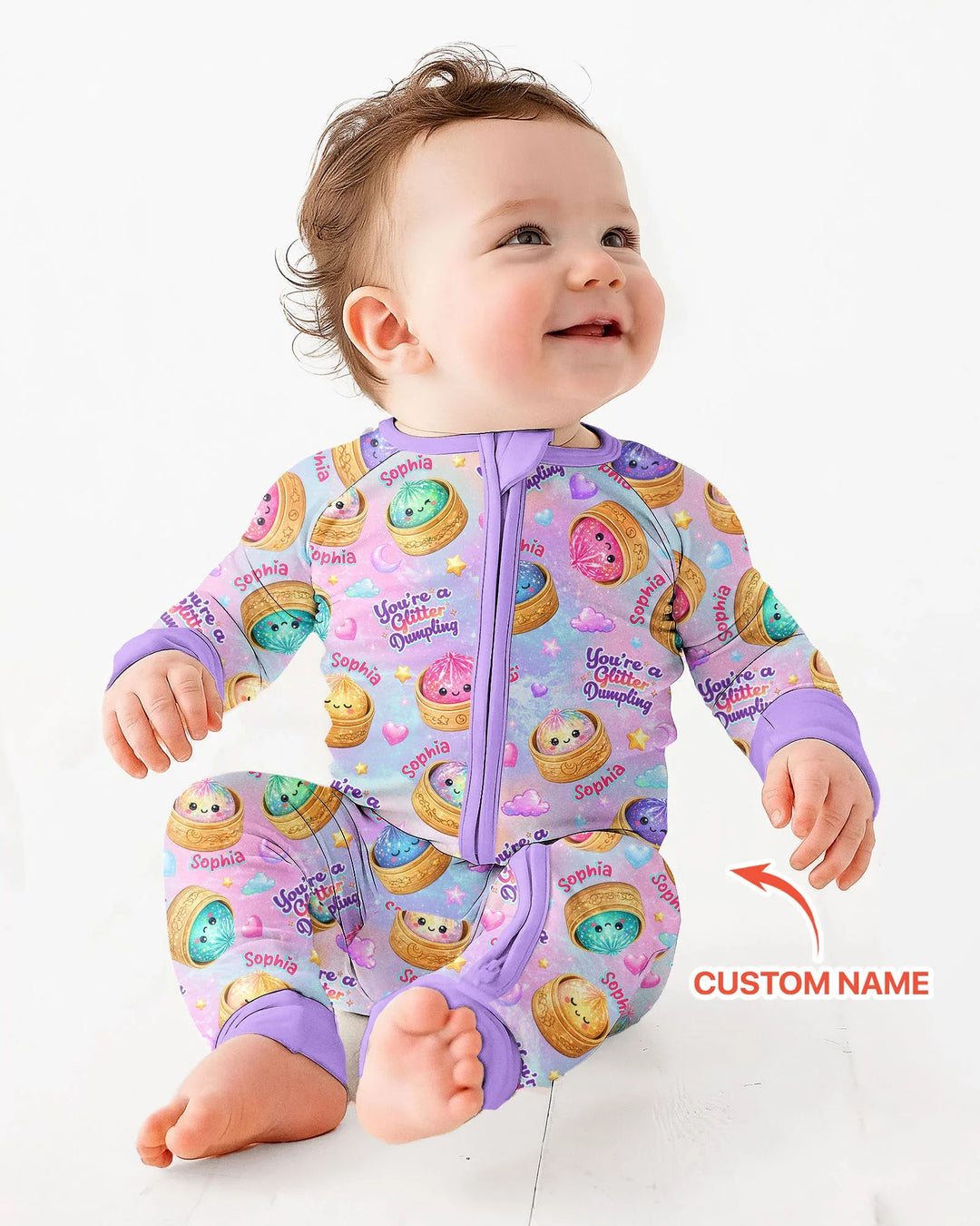Gerippte Babykleidung mit individuellem Foto - Weich &amp; Skizzenhaft