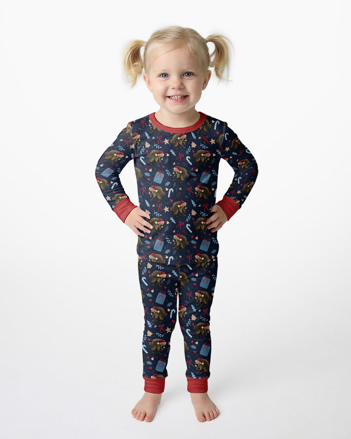 Be A Merry Jimothy Bamboo Two Piece Long Sleeve Pajama Set