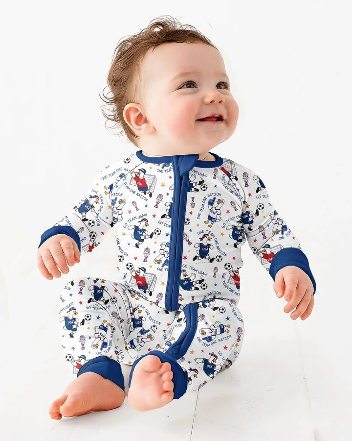 Gerippte Babykleidung mit individuellem Foto - Weich &amp; Skizzenhaft