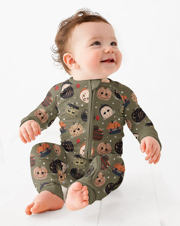 Spooky Slasher Pumpkins Bamboo Convertible Zippy