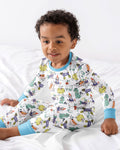 Bark-O-Ween Bamboo Two Piece Long Sleeve Pajama Set