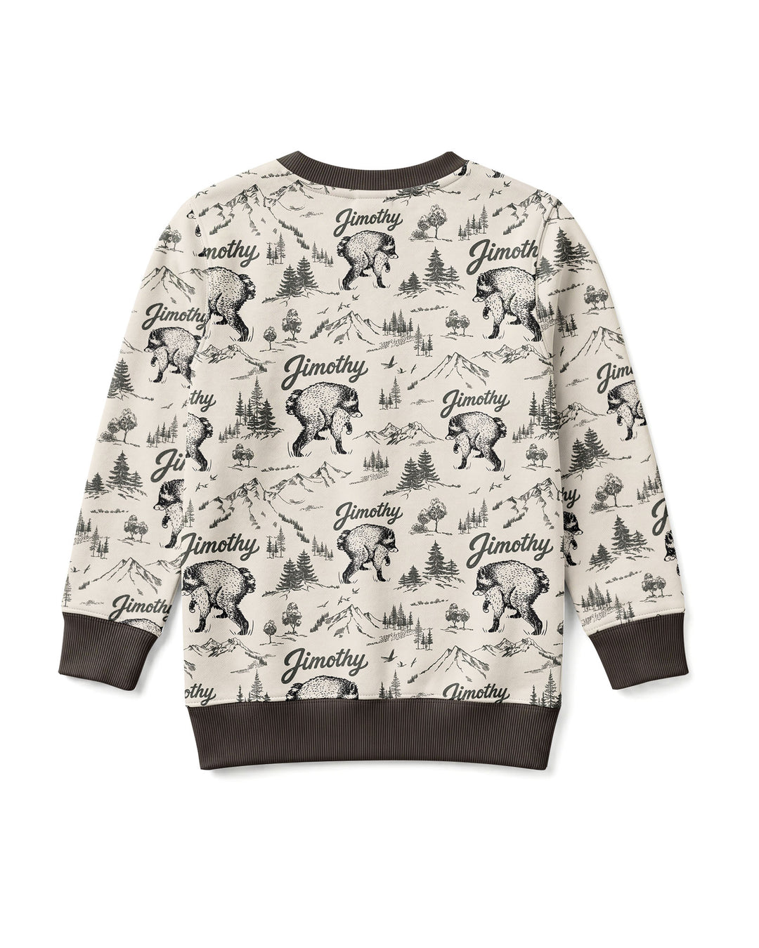 Sweatshirt mit Rundhalsausschnitt aus Bambusfaser