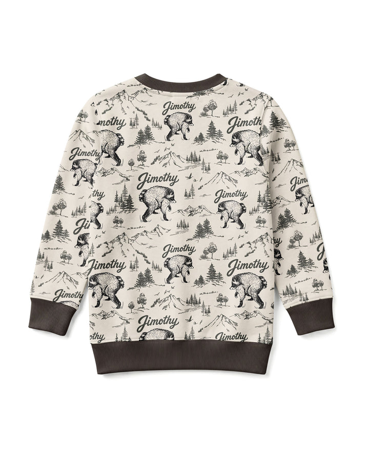 Sweatshirt mit Rundhalsausschnitt aus Bambusfaser