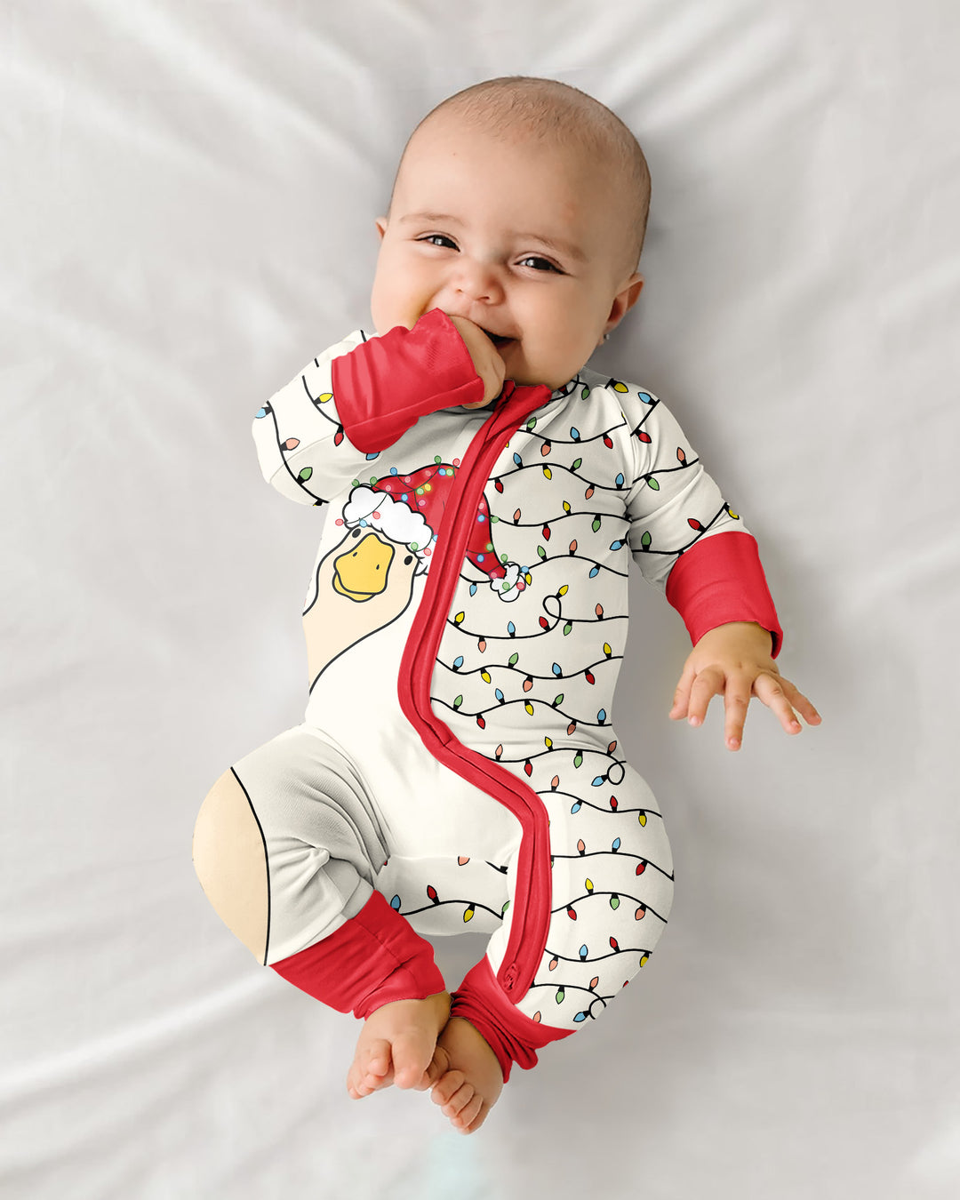 Funny Christmas Goose Bamboo Convertible Zippy