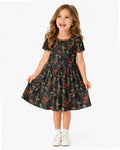 Spooky Cute Ghost Pumpkin Mushroom Halloween Bamboo Twirl Dress