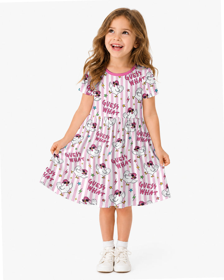 Guess What Chicken Butt! Bamboo Twirl Dress