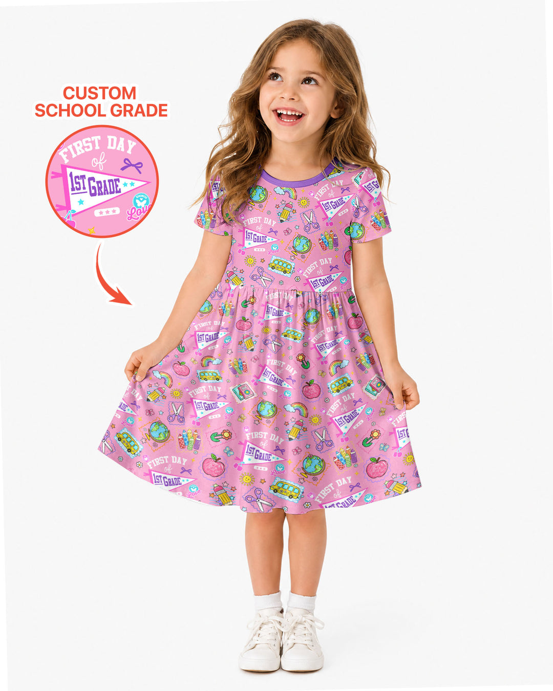 Vorlage Bambus Twirl Kleid