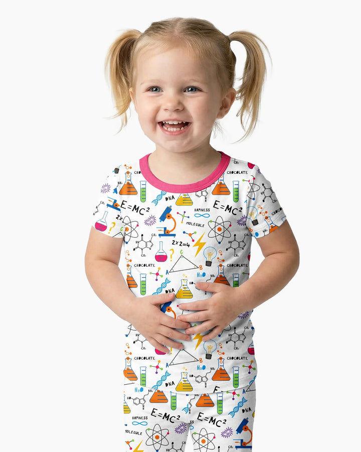 Zweiteiliges, kurzärmliges Pyjama-Set mit Marienkäfern