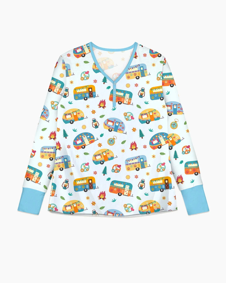 Happy Little Camper Women Pajama Set