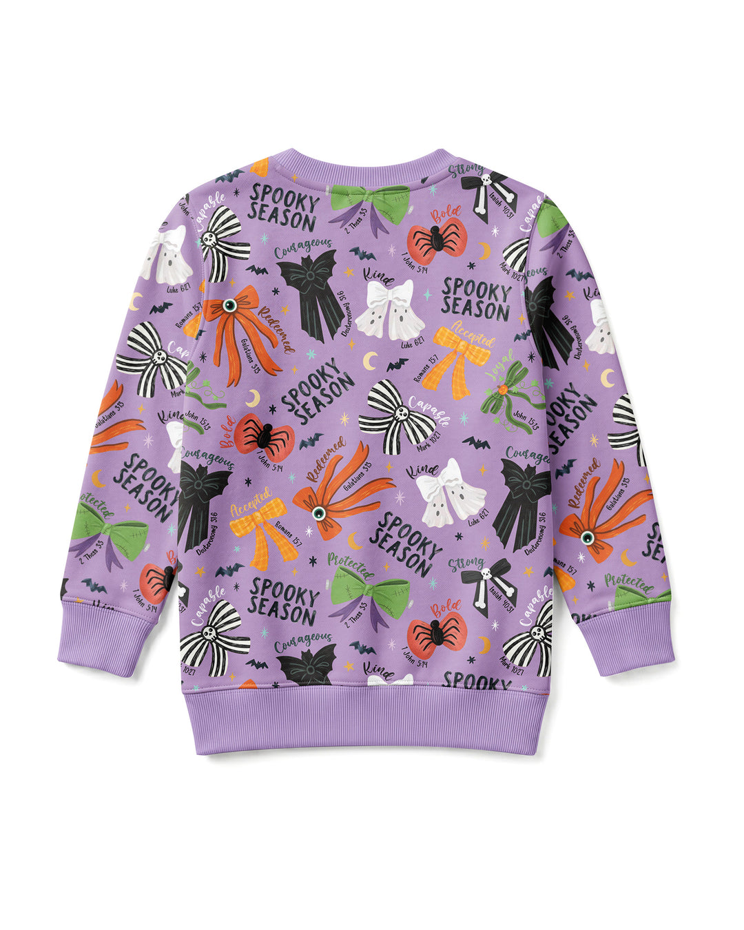 Spooky Bows Spooky Season Bamboo Men Crewneck Sweatshirt