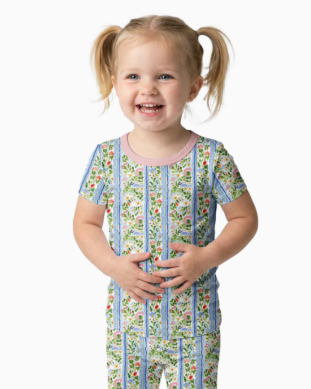 Zweiteiliges, kurzärmliges Pyjama-Set mit Marienkäfern