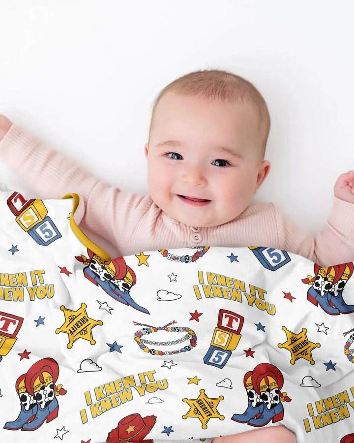 Little Cowgirl Bamboo Blanket