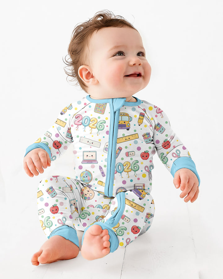 Gerippte Babykleidung mit individuellem Foto - Weich &amp; Skizzenhaft