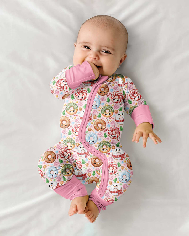 Kawaii Christmas Donuts Bamboo Convertible Zippy