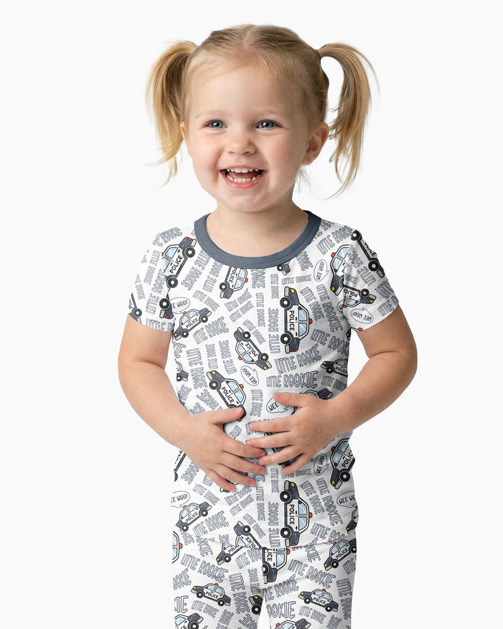 Zweiteiliges, kurzärmliges Pyjama-Set mit Marienkäfern