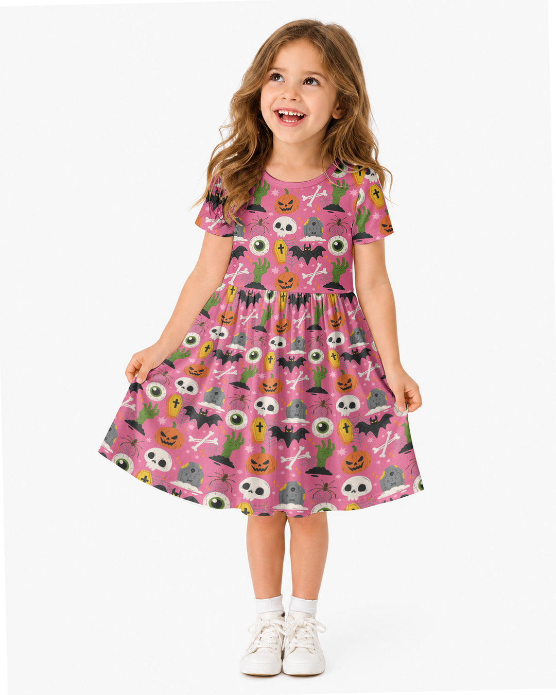 Little Monsters Bamboo Twirl Dress