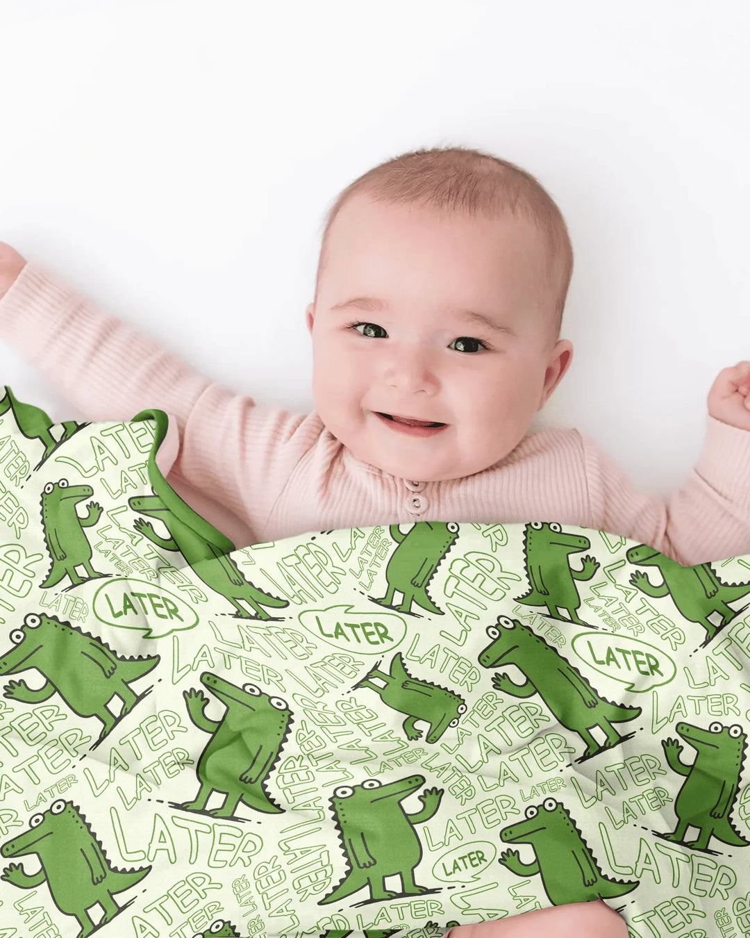 See you later, alligator! Bamboo Blanket