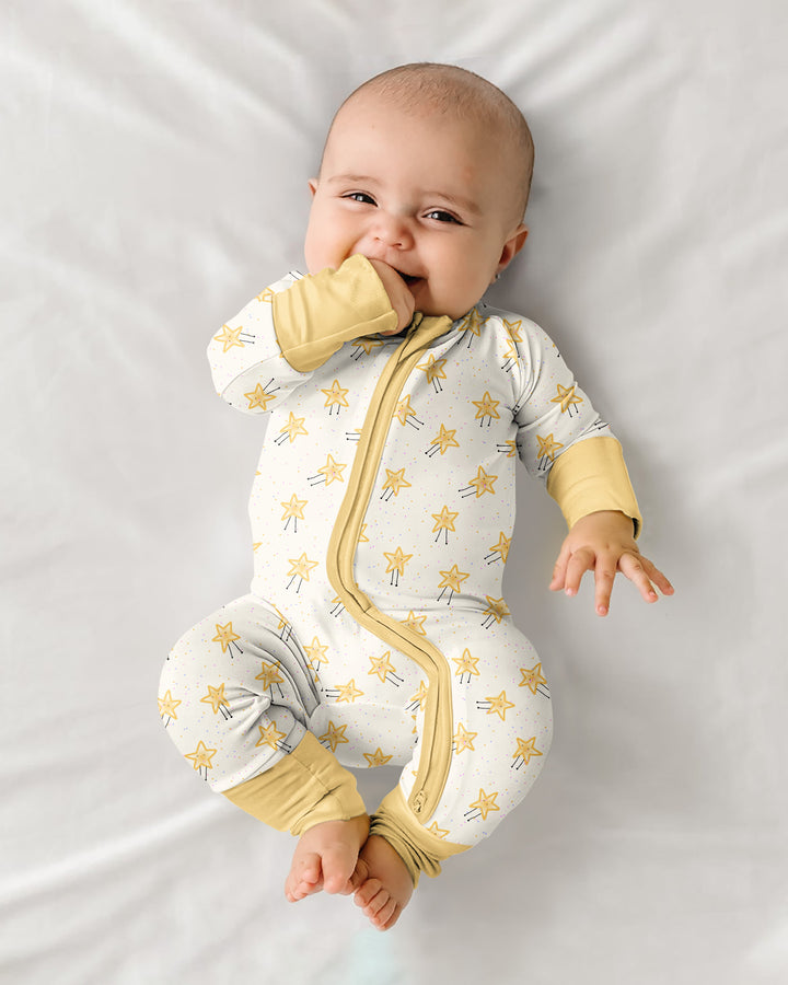 Gerippte Babykleidung mit individuellem Foto - Weich &amp; Skizzenhaft